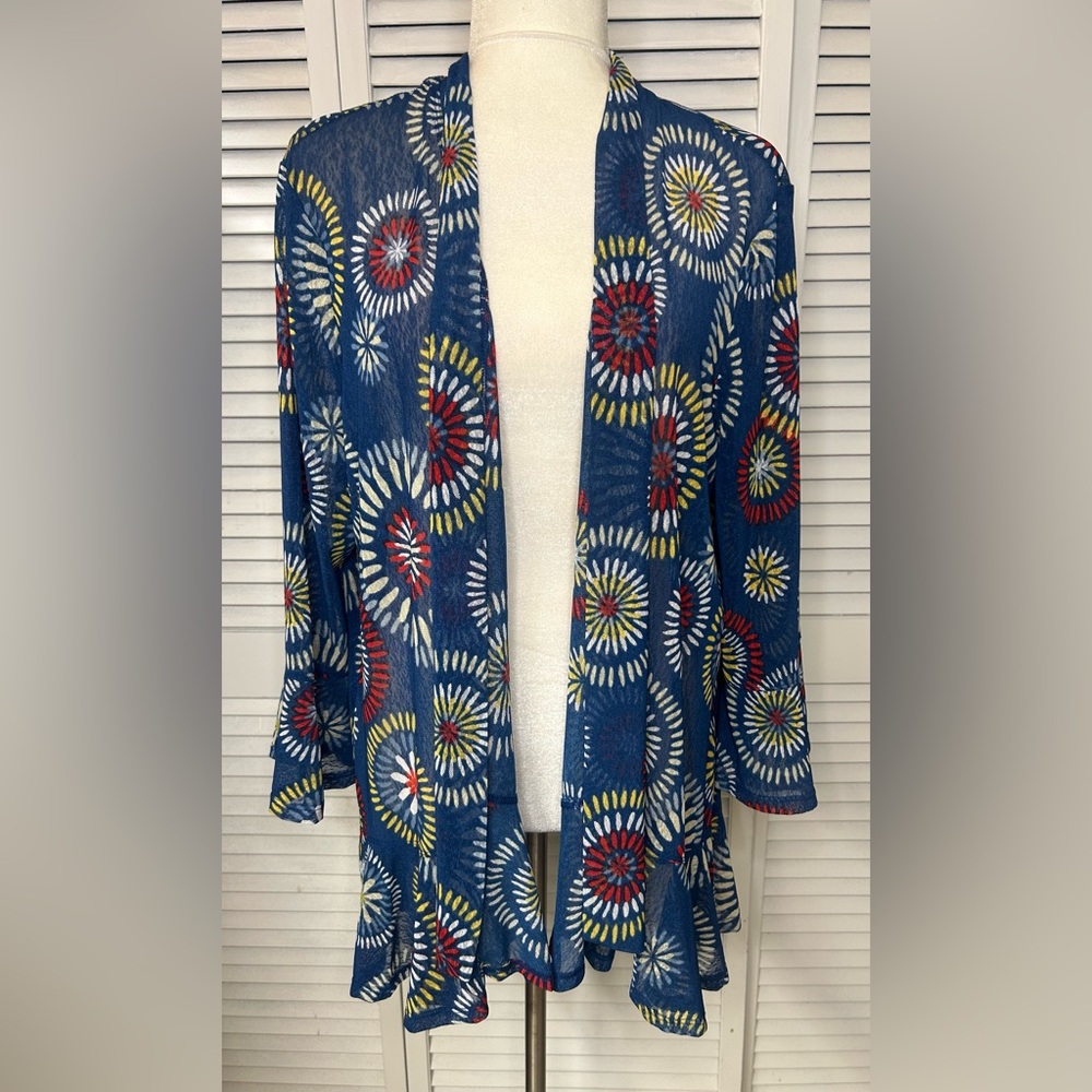 Multiples Plus Size Open Front Shrug/Cardigan Size 1X
